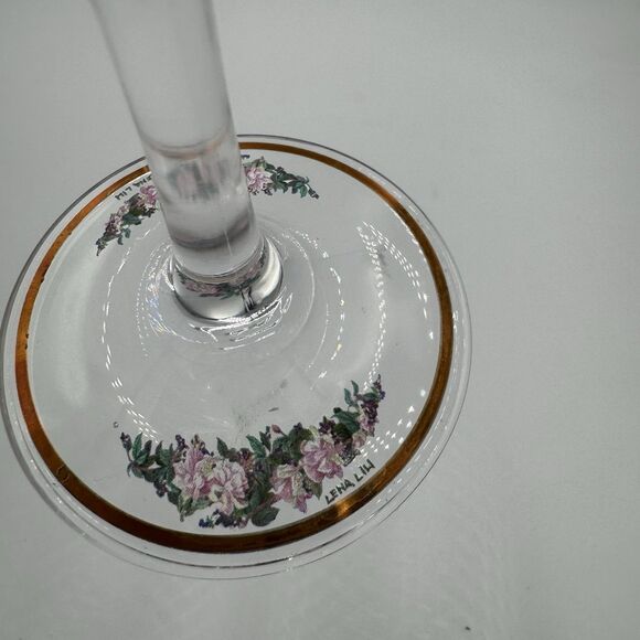 Lena Liu Bradex Hummingbirds and Flowers Wine Glasses Goblets  Set of 6 - Picture 8 of 13